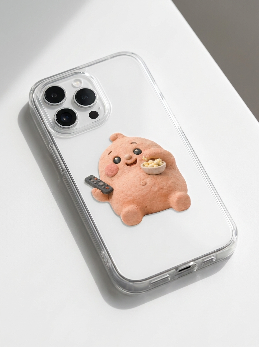 お茶の間ハッピー ステッカー イメージ